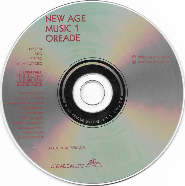 Various : New Age Music I (CD, Comp)