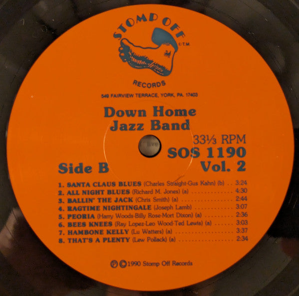 Down Home Jazz Band : Vol. 2 - Yerba Buena Style (LP, Album)