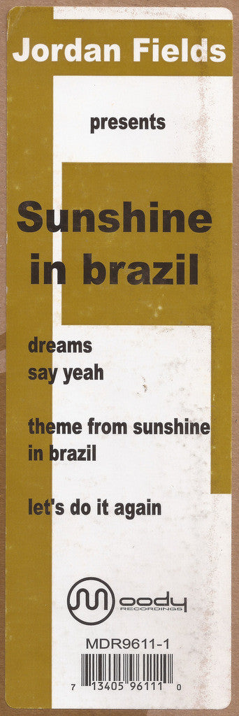 Jordan Fields : Sunshine In Brazil EP (12", EP)