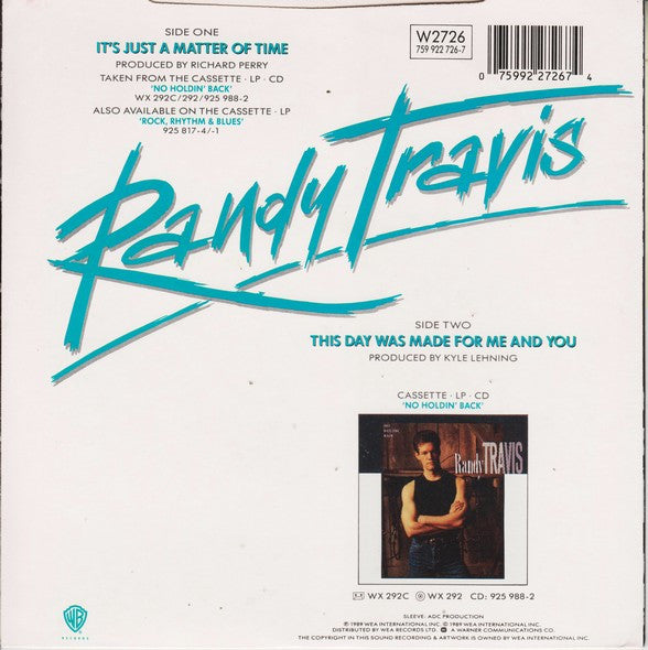 Randy Travis : It's Just A Matter Of Time (7")