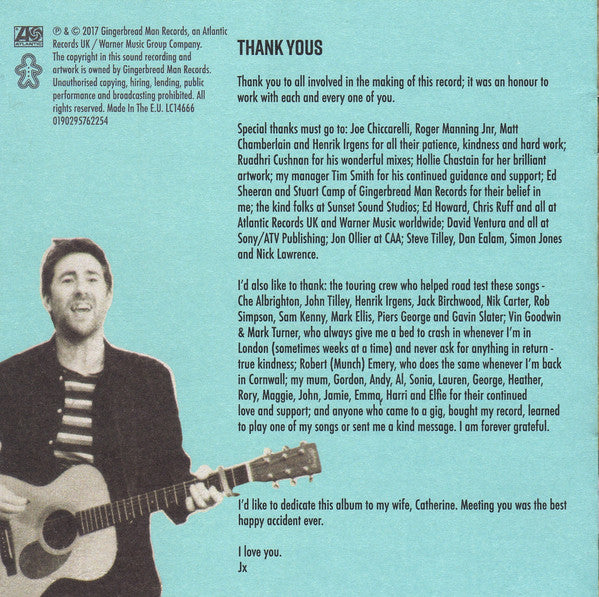 Jamie Lawson : Happy Accidents (CD, Album)