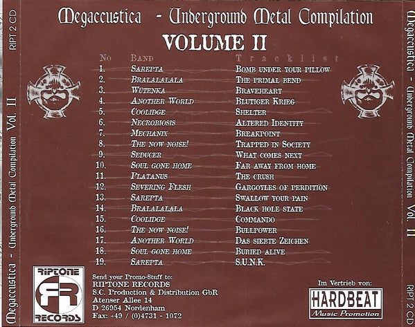 Various : Megaccustica - Underground Metal Compilation Vol. II (CD, Comp)
