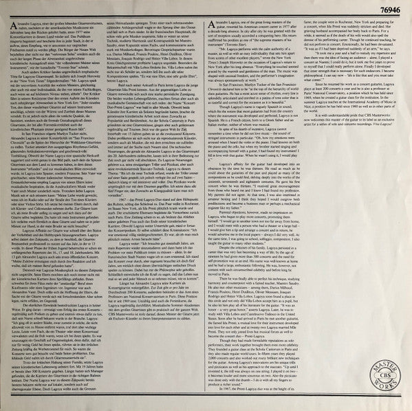 Alexandre Lagoya - Francisco Tárrega • Emilio Pujol • Isaac Albéniz • Federico Moreno Torroba • Joaquín Rodrigo : The Spanish Guitar (LP, Album)