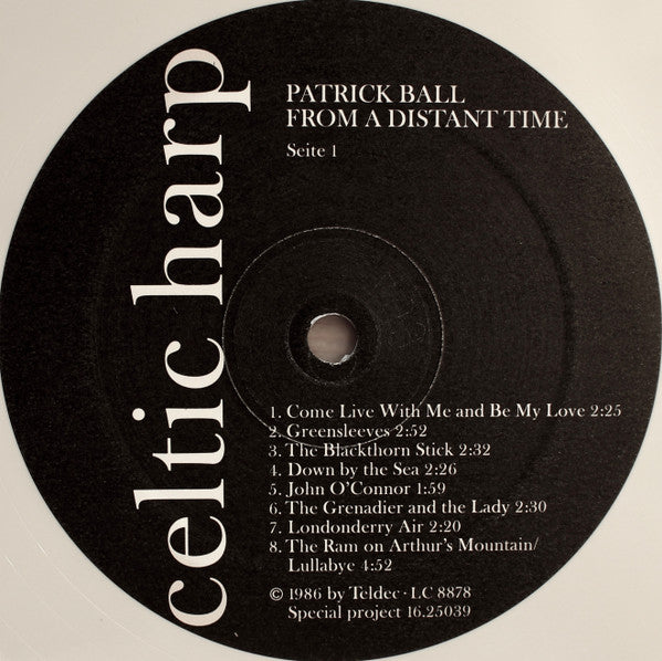 Patrick Ball : Celtic Harp Volume Two: From A Distant Time (LP, Album, Son)