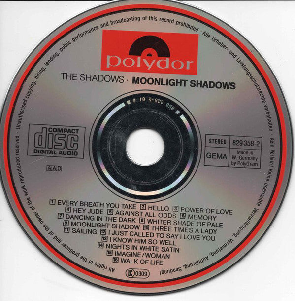 The Shadows : Moonlight Shadows (CD, Comp)