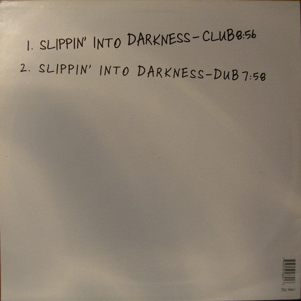 War : Slippin' Into Darkness (Armand Van Helden Remixes) (12")