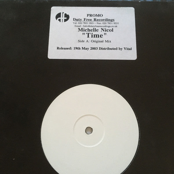 Michelle Nicol : Time (12", S/Sided, W/Lbl)