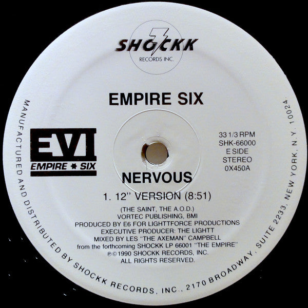 Empire Six : Nervous (12")