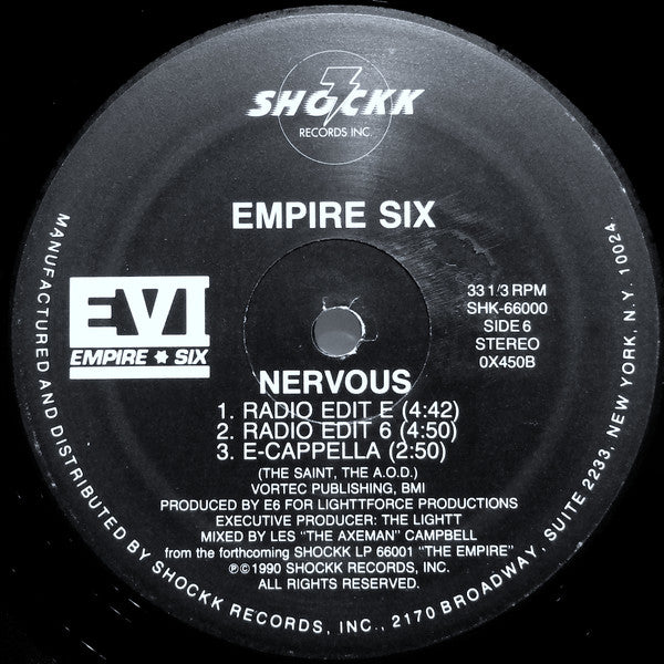 Empire Six : Nervous (12")