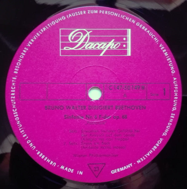 Bruno Walter  Dirigiert Ludwig van Beethoven, Joseph Szigeti, Walter Gieseking : Pastorale • Violinkonzert • Coriolan-Ouvertüre • Klavierkonzert Nr. 5 (3xLP, Mono + Box, Comp)