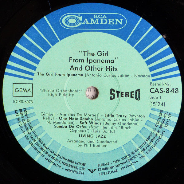 Living Jazz : The Girl From Ipanema And Other Hits (LP)