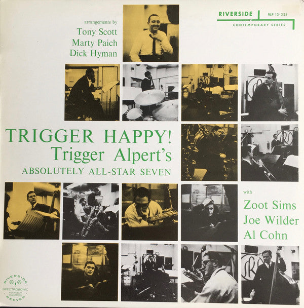 Trigger Alpert / Absolutely All-star Seven : Trigger Happy! (LP, Album, RE)
