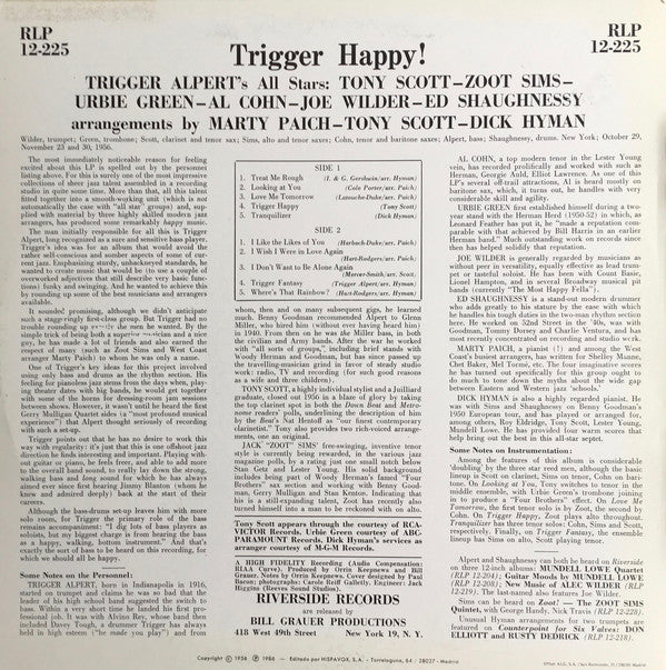 Trigger Alpert / Absolutely All-star Seven : Trigger Happy! (LP, Album, RE)
