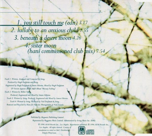 Sting : You Still Touch Me (CD, Maxi)