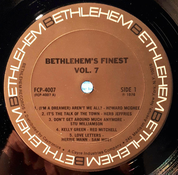 Various : Bethlehem's Finest Volume 7 (LP, Comp)