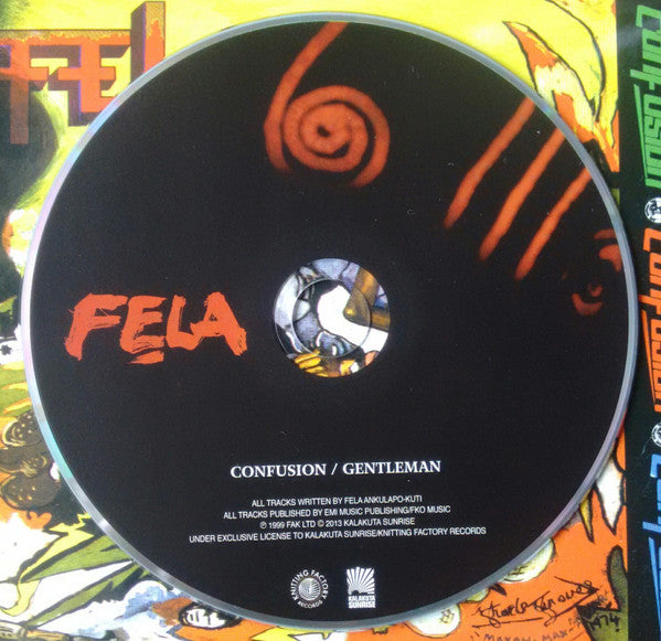 Fela Kuti & Africa 70 : Confusion / Gentleman (CD, Comp, RE)