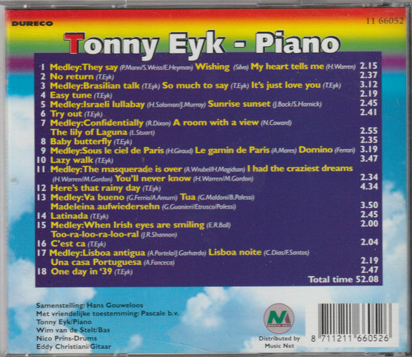 Tonny Eyk : Piano (CD, Album)