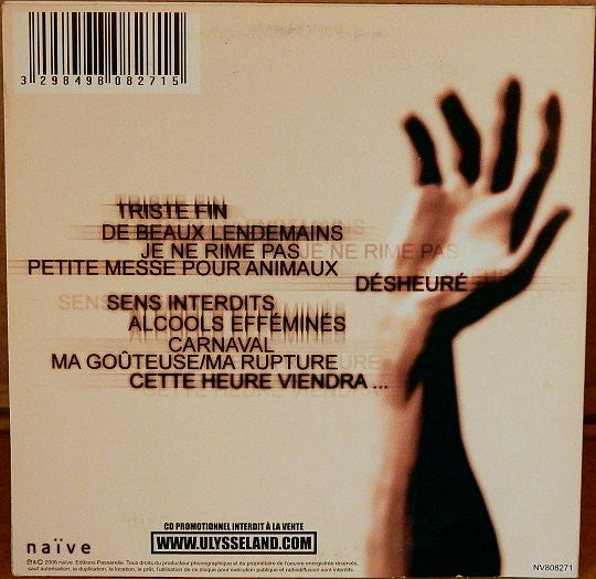 Ulysse (10) : Triste Fin (CD, Album, Promo, Smplr, Car)