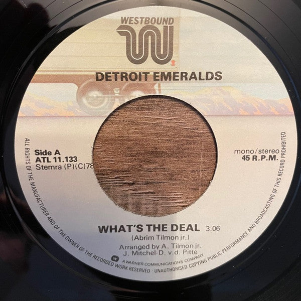 Detroit Emeralds : What's The Deal (7", Single)