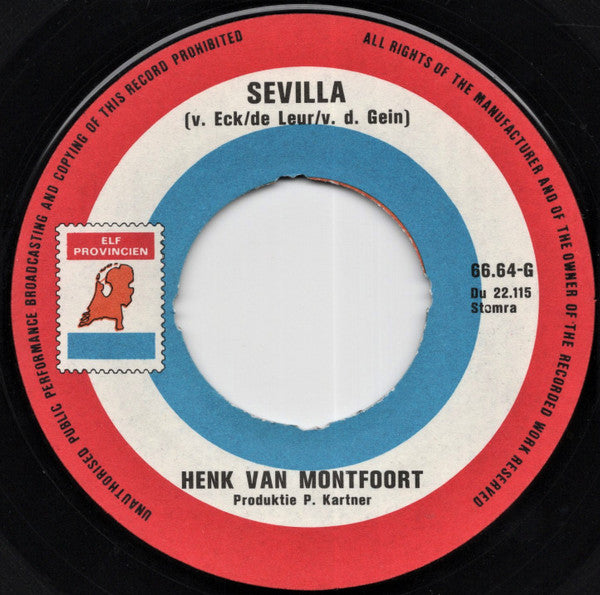 Henk van Montfoort : Sevilla (7", Single)