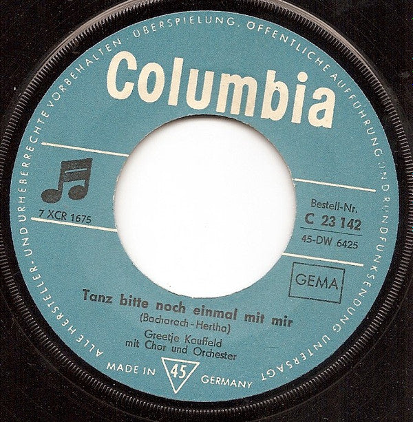 Greetje Kauffeld : Tanz Bitte Noch Einmal Mit Mir (7", Single)