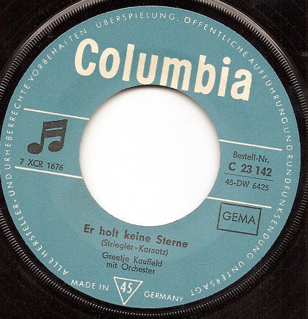 Greetje Kauffeld : Tanz Bitte Noch Einmal Mit Mir (7", Single)