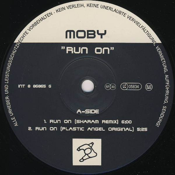 Moby : Run On (12")