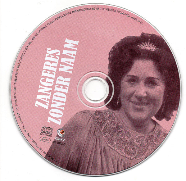 Zangeres Zonder Naam : Mooi Was Die Tijd (CD, Comp)