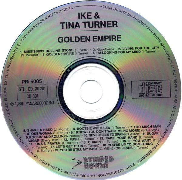 Ike & Tina Turner : Golden Empire (CD, Comp)