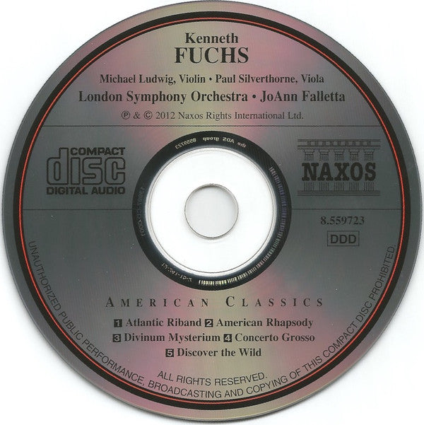 Kenneth Fuchs, London Symphony Orchestra, JoAnn Falletta, Michael Ludwig, Paul Silverthorne : Atlantic Riband / American Rhapsody / Divinum Mysterium (CD)