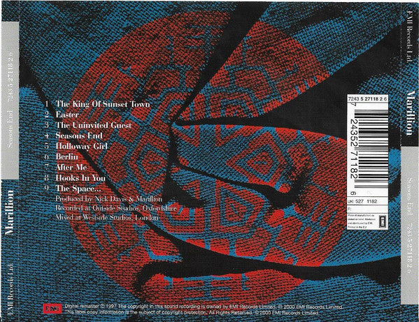 Marillion : Seasons End (CD, Album, RE, RM)