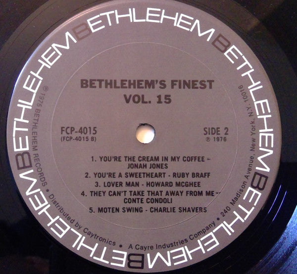 Various : Bethlehem's Finest Volume 15 (LP, Comp)