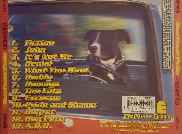 Ten Foot Pole : Unleashed (HDCD, Album, Promo)