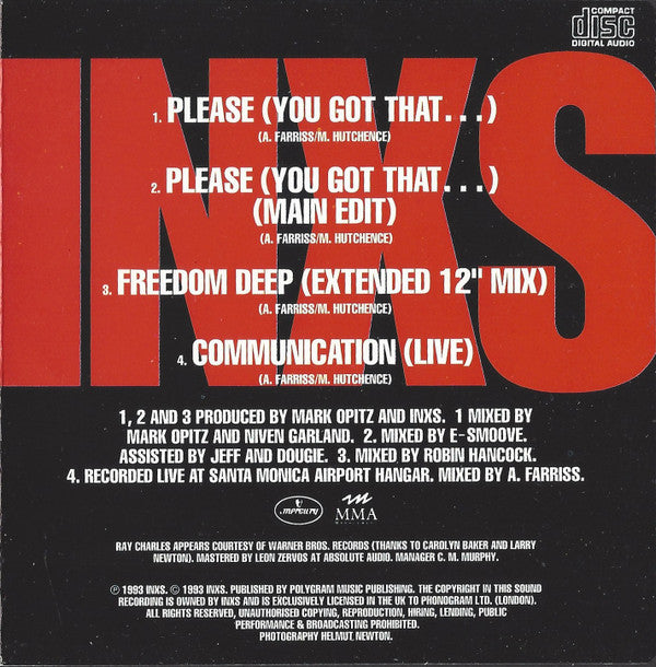 INXS : Please (You Got That...) (CD, Single)