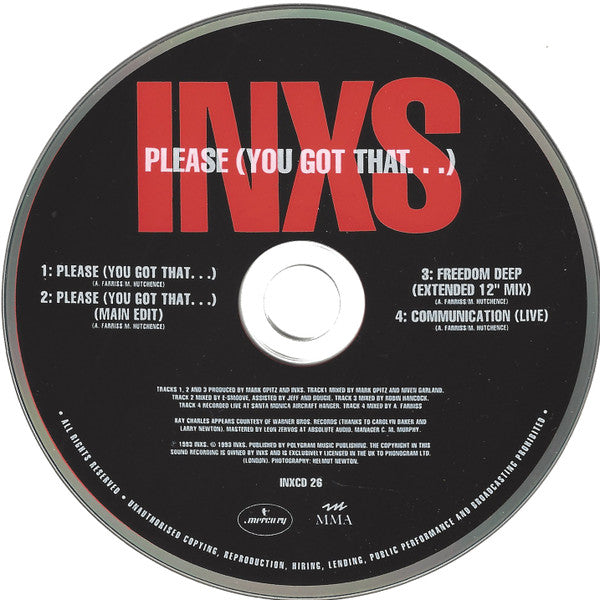 INXS : Please (You Got That...) (CD, Single)