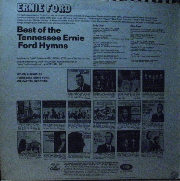Tennessee Ernie Ford : Best Of The Tennessee Ernie Ford Hymns (LP, Comp, Win)