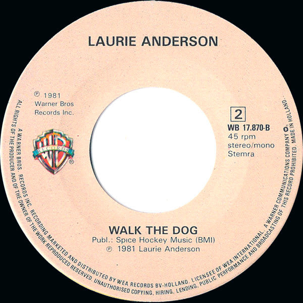 Laurie Anderson : O Superman (7", EP)