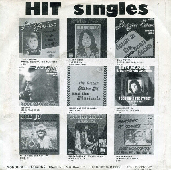 Ruth McKenny And Banny Bright Orchestra : The Cops Are Coming / Highway Guitar (7", Single)