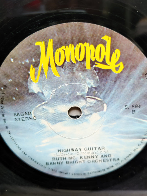 Ruth McKenny And Banny Bright Orchestra : The Cops Are Coming / Highway Guitar (7", Single)