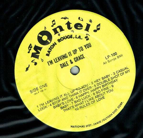 Dale & Grace : I'm Leaving It Up To You (LP, Comp)