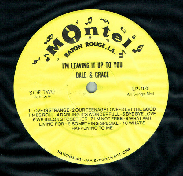 Dale & Grace : I'm Leaving It Up To You (LP, Comp)