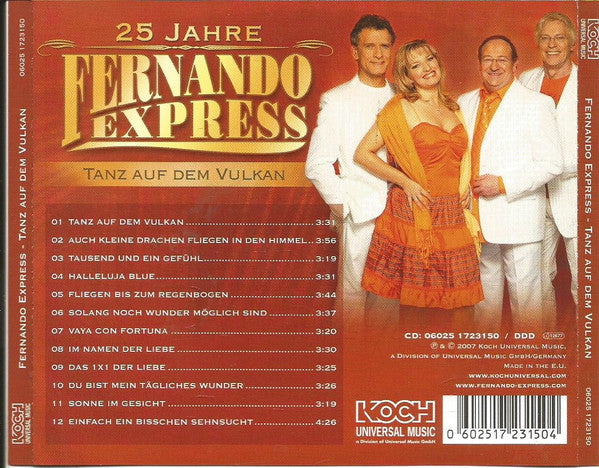 Fernando Express : Tanz Auf Dem Vulkan (CD, Album)