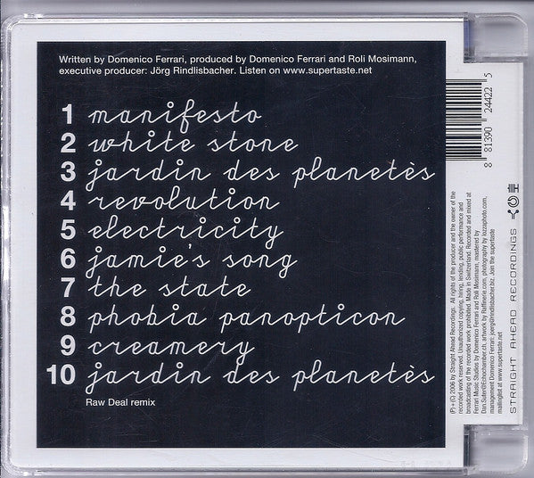 Domenico Ferrari : Supertaste (CD, Album, Sup)