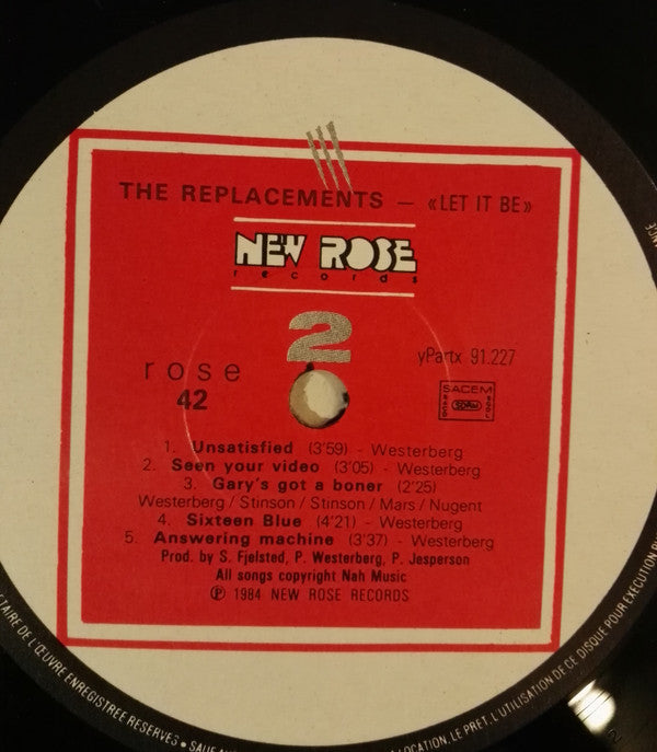 The Replacements : Let It Be (LP, Album)