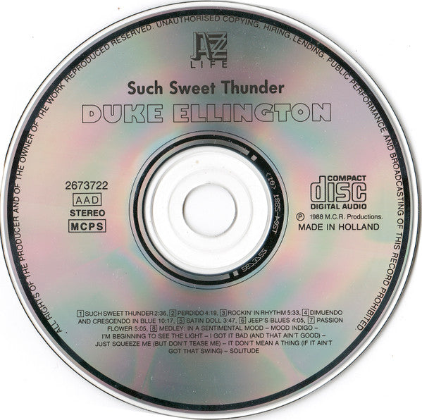 Duke Ellington : Such Sweet Thunder (CD)