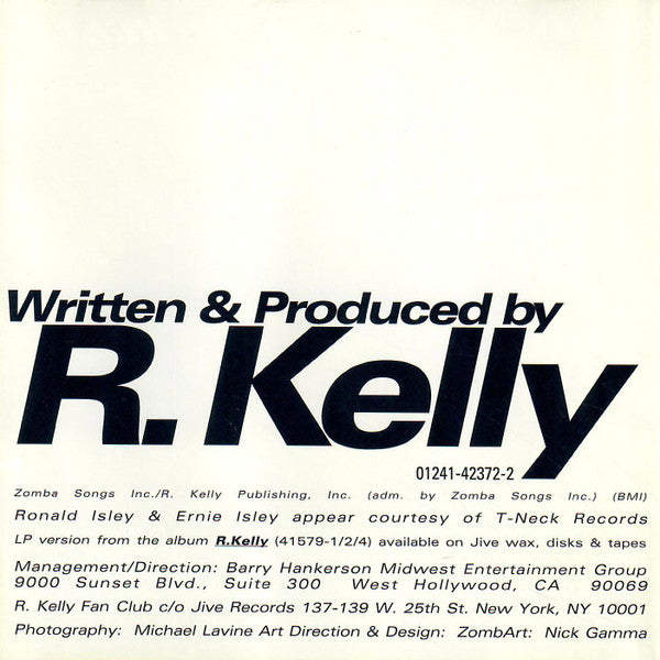 R. Kelly : Down Low (Nobody Has To Know) (CD, Maxi)