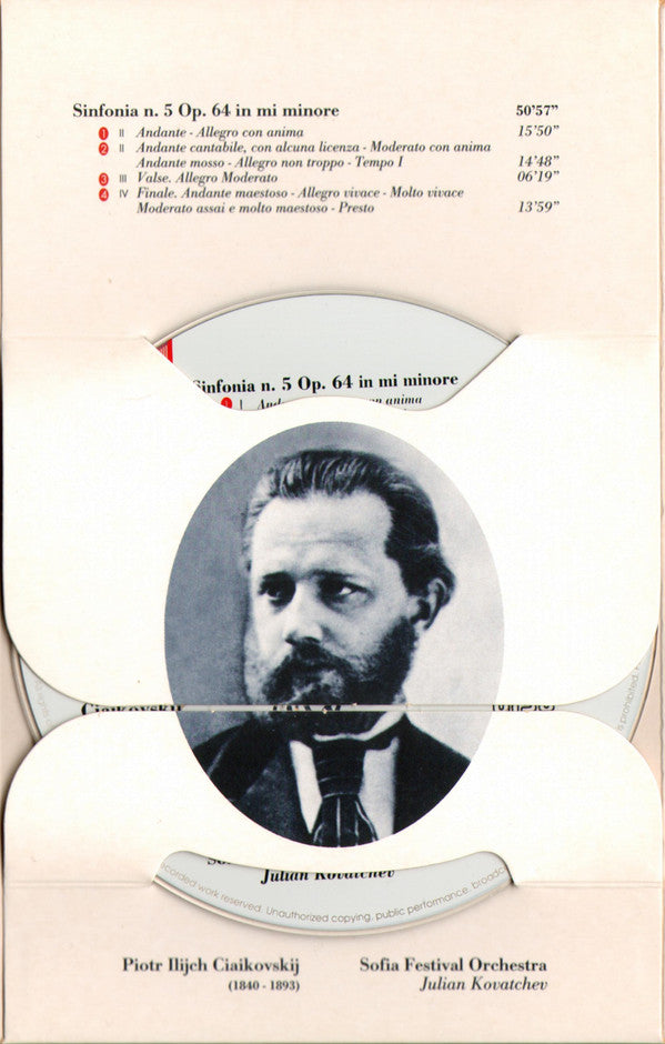 Pyotr Ilyich Tchaikovsky, Sofia Festival Orchestra, Julian Kovatchev : Sinfonie 4, 5 E 6, Ouverture "1812", Lo Schiaccianoci, Romeo E Giulietta (4xCD, Comp)