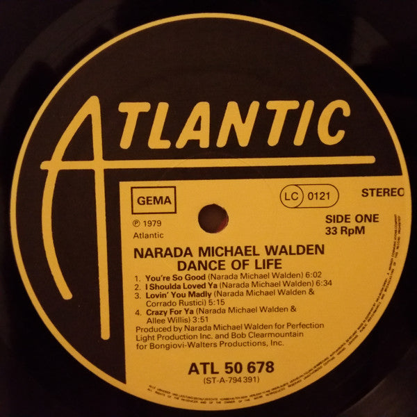 Narada Michael Walden : The Dance Of Life (LP, Album)