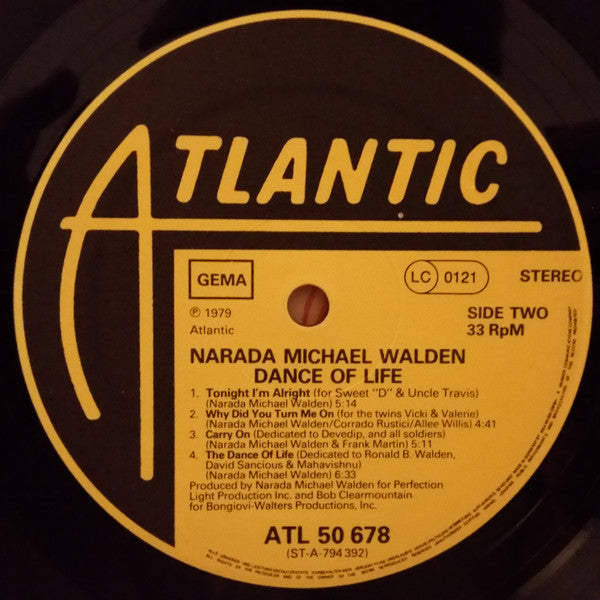 Narada Michael Walden : The Dance Of Life (LP, Album)