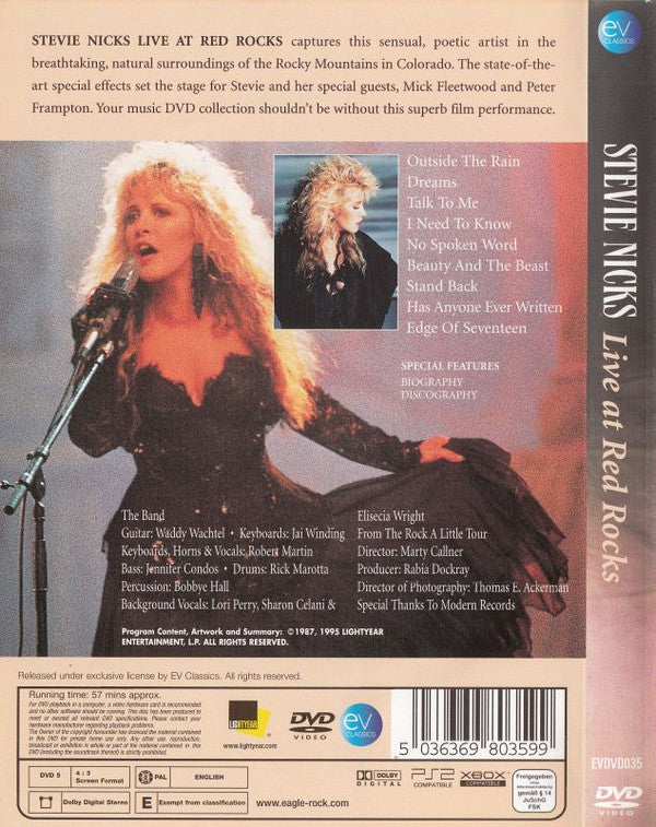 Stevie Nicks : Live At Red Rocks (DVD-V, RE, PAL)